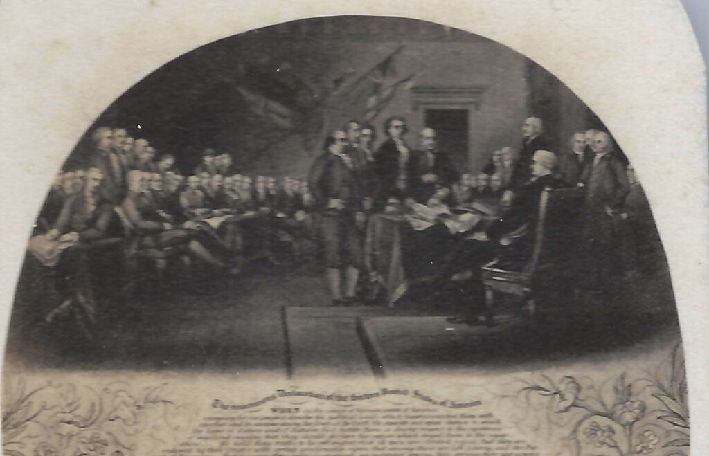 Signing the Declaration of Independence Cropped