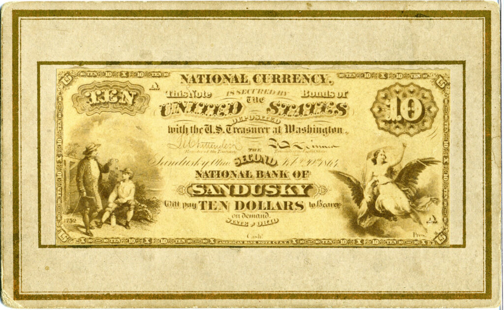 Money 4 Bank of Sandusky $10
