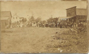 Gathering on Main Street Small Town Missouri