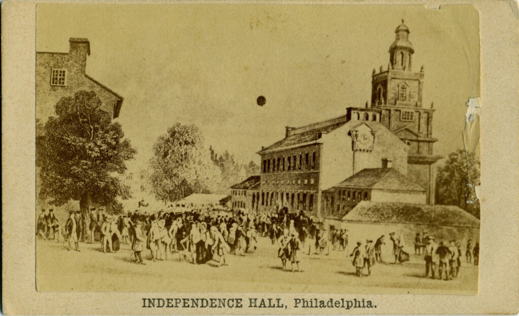 Independence Hall Drawing
