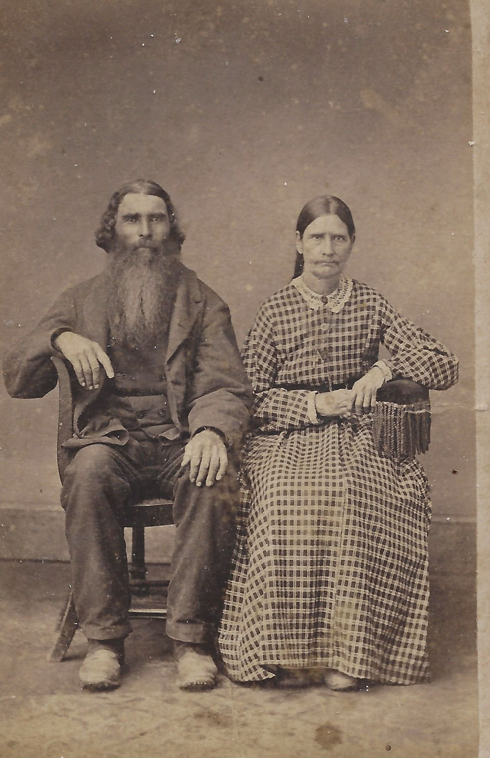 Old Couple Seated