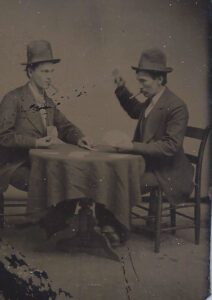 Two card players