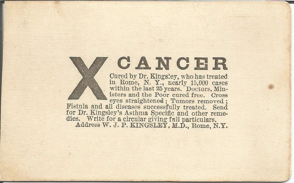 X Cancer Advertisement