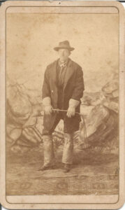 Drover with Whip in Hand and Boots