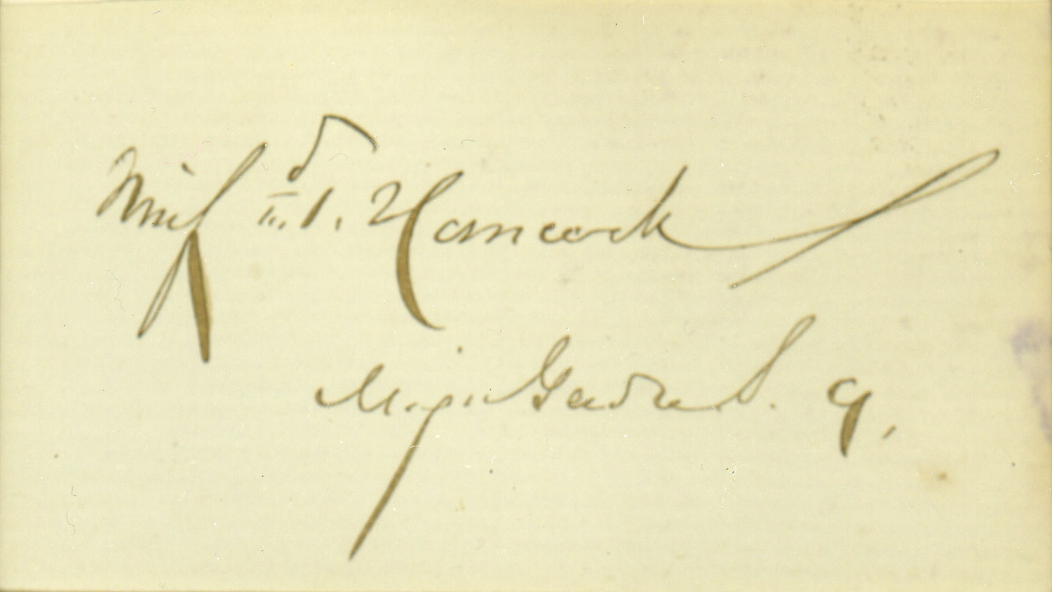 Hancock Signature