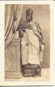 Black Woman in Checkered Dress