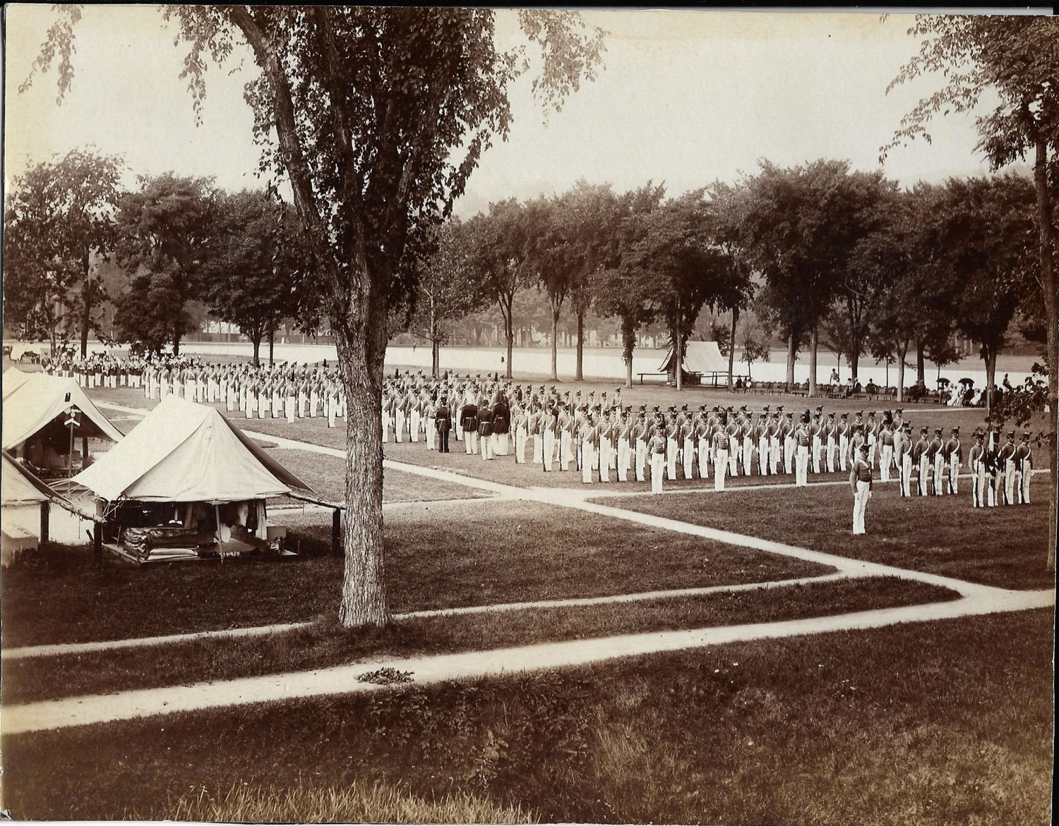 West Point Cadets in Formation