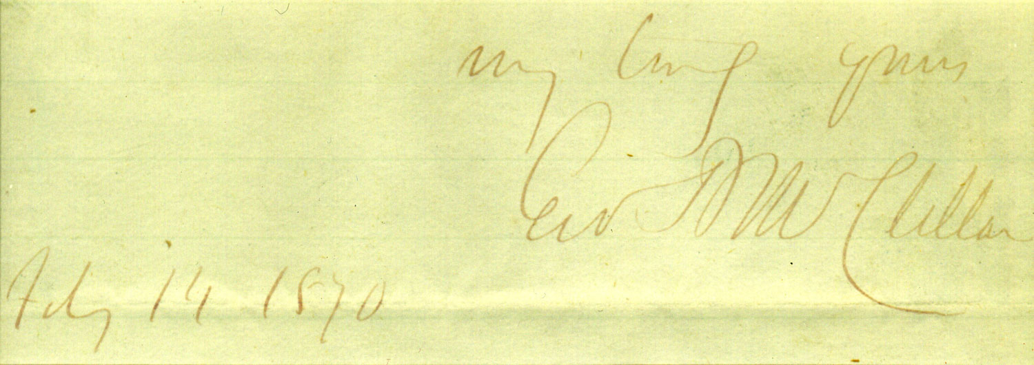 McClellan Signature