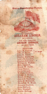 1864 Presidential Ballot (Ohio)