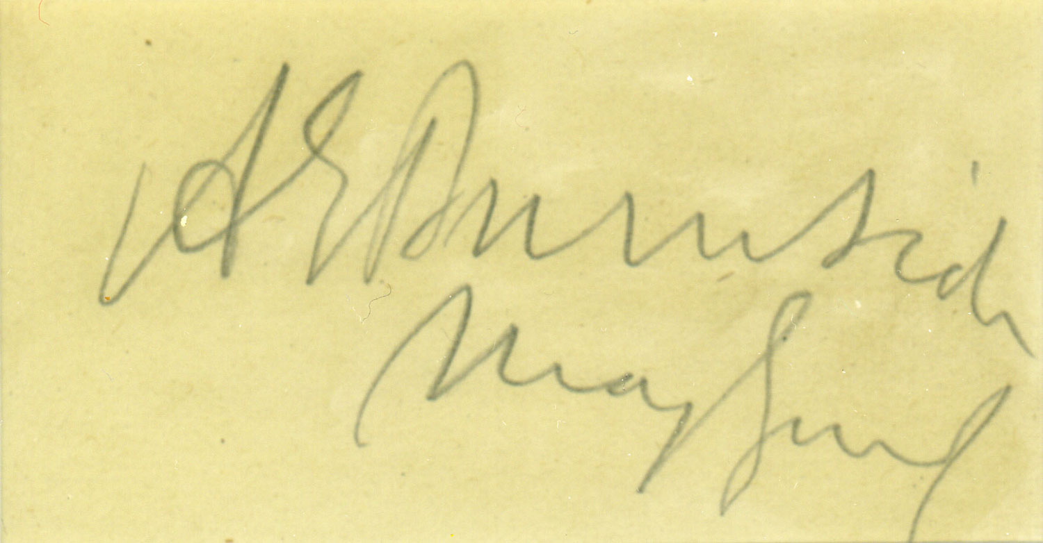 Ambrose Burnside Signature