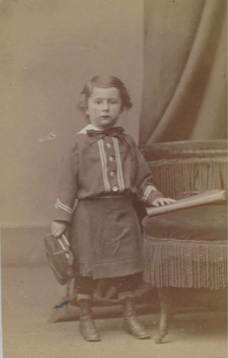 Child in Dress with Book