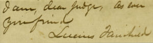 Lucius Fairchild Signature