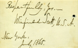 Winfield Scott Signature
