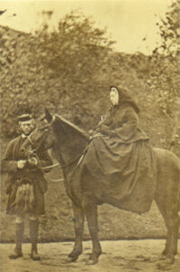 Queen Victoria on Horse and John Brown