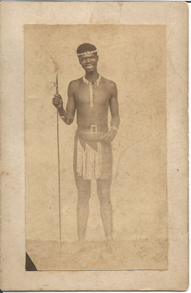 Man from Fingo Tribe with Spear