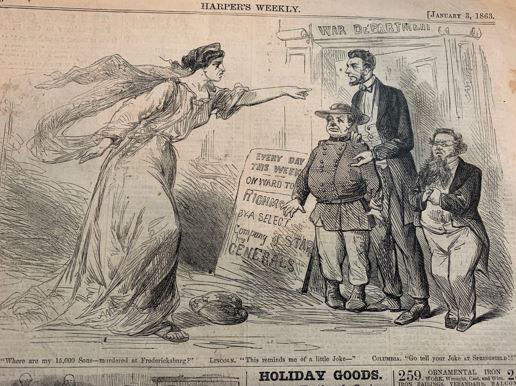 Harper Cartoon Attacking Lincoln