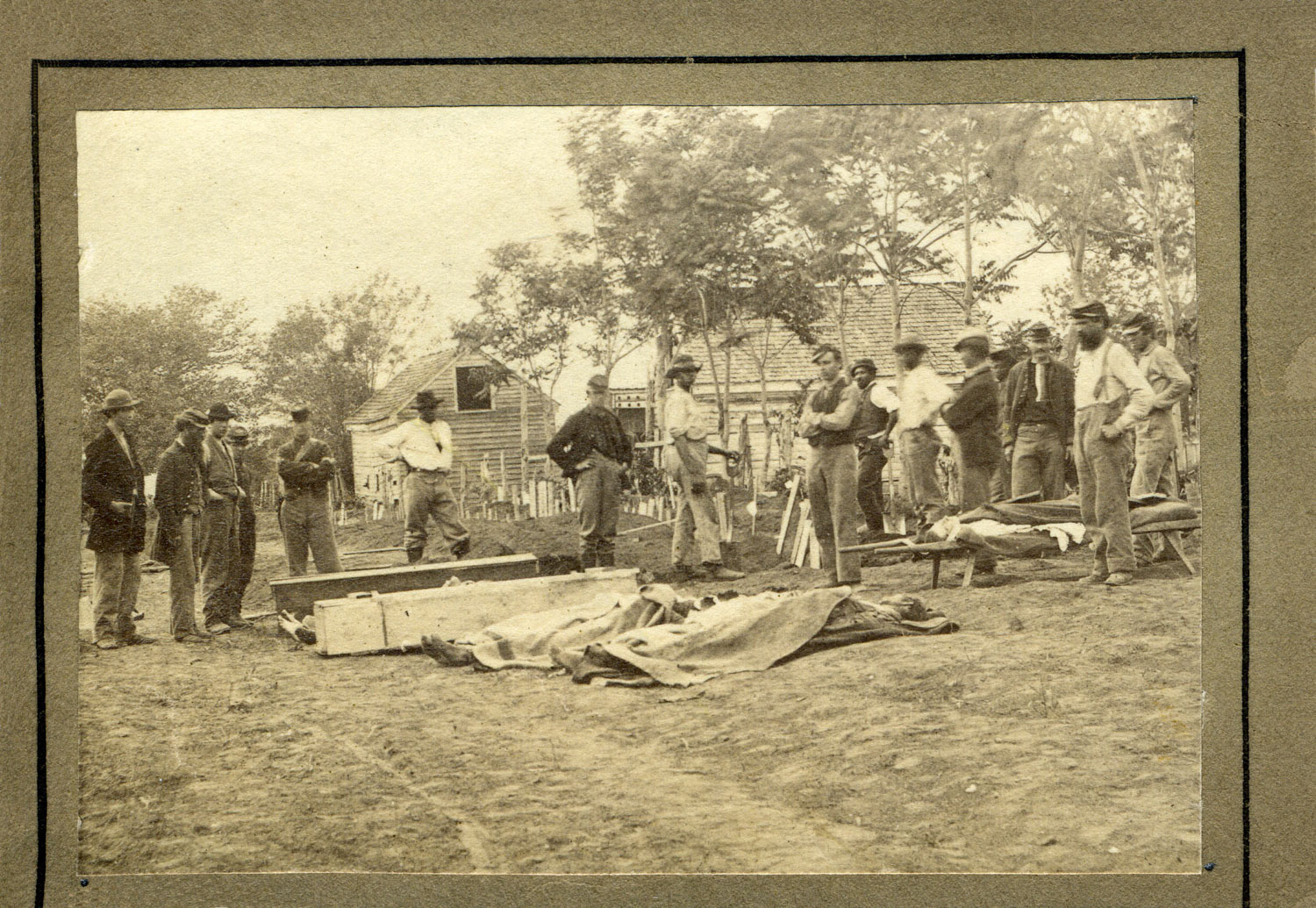 Burial Party at Fredericksburg in December 1862