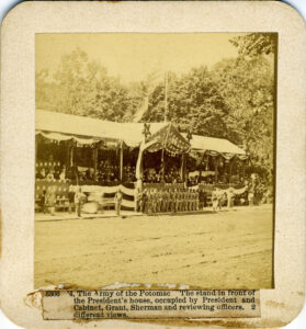 President's Review Stand at Grand Review - Washington in May 1865
