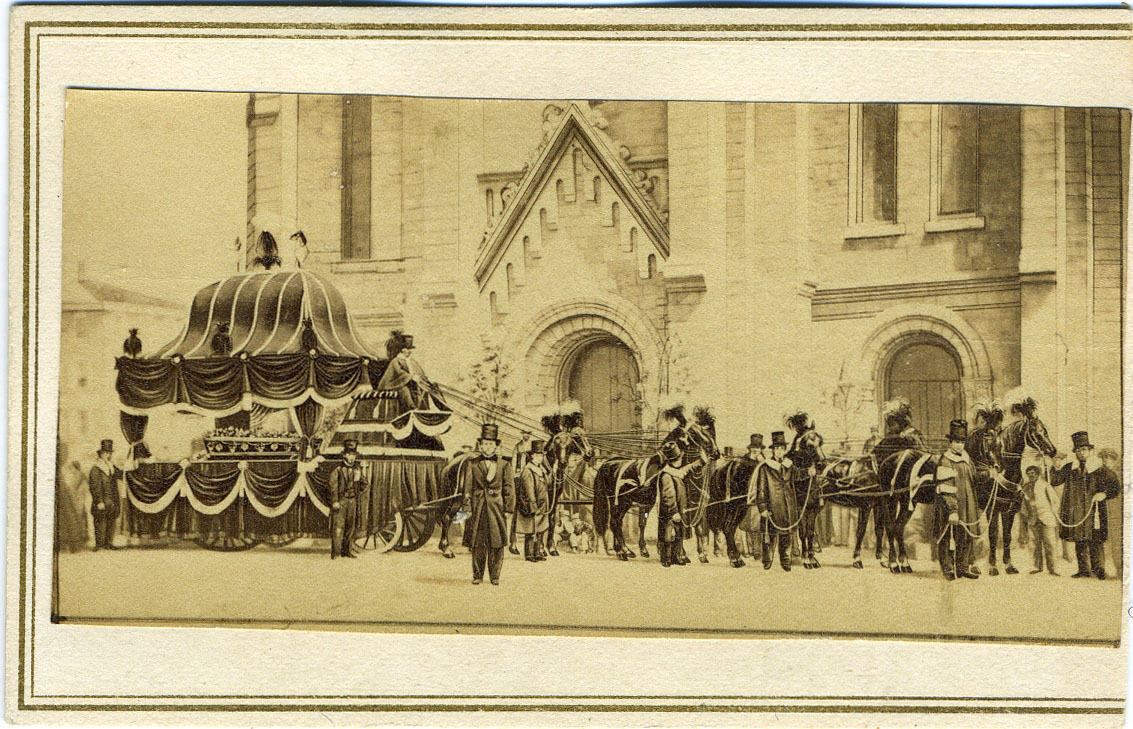 Lincoln Funeral Drawing