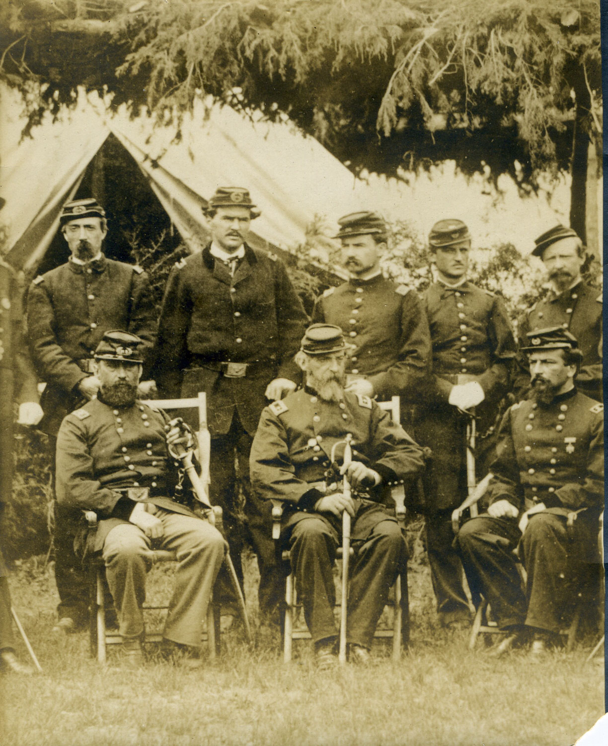 Gordon Meade & Staff at Gettysburg