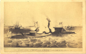 CSA Merriman Fails to Break USS Merrimac Blockade Near James River