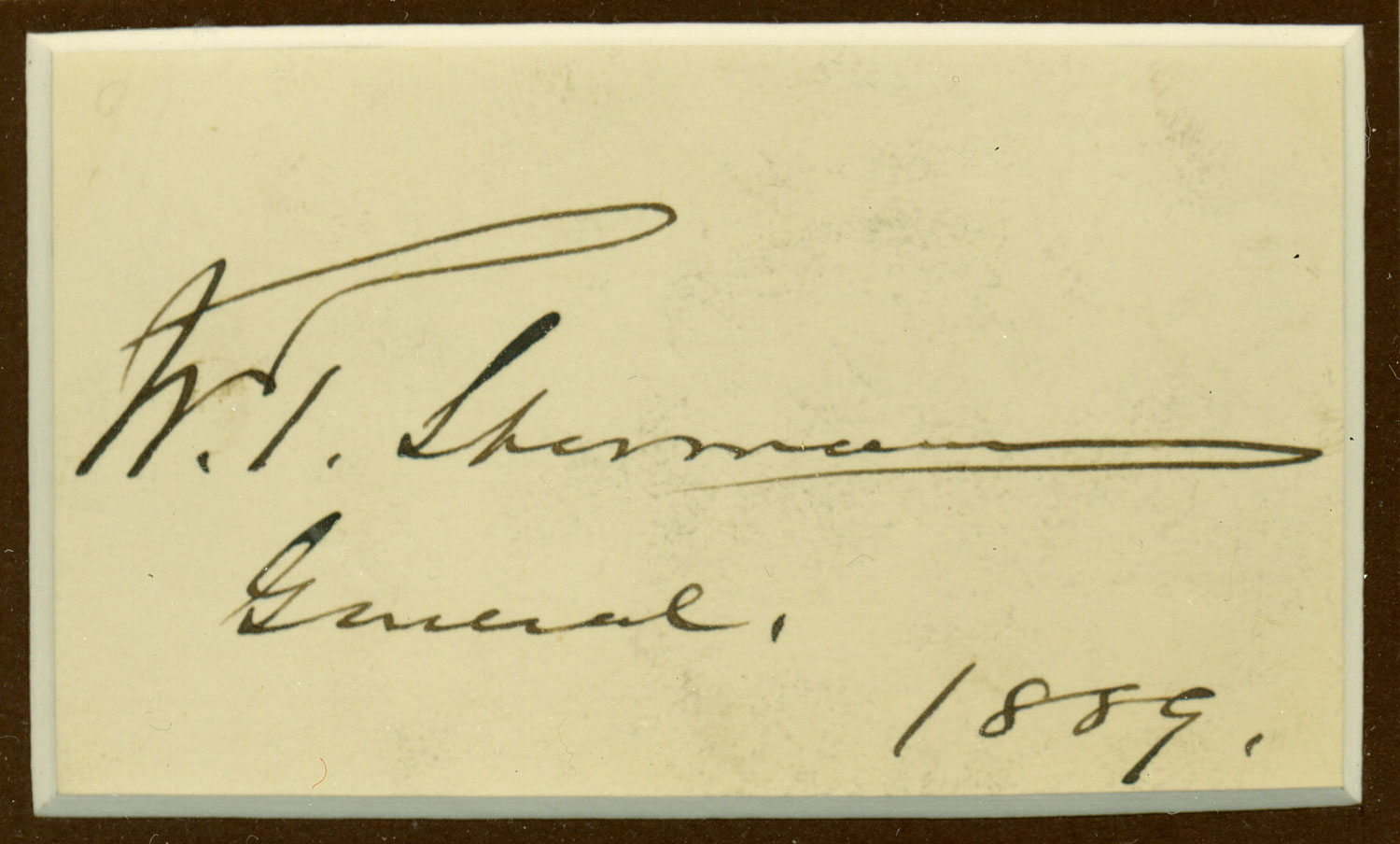 William Sherman Signature